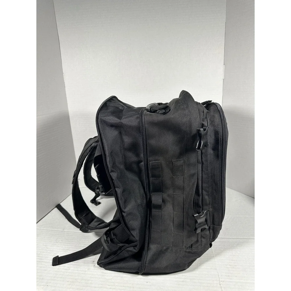 Black‎ Tactical Backpack Multi-Pocket Military Style MOLLE Rucksack Heavy Duty